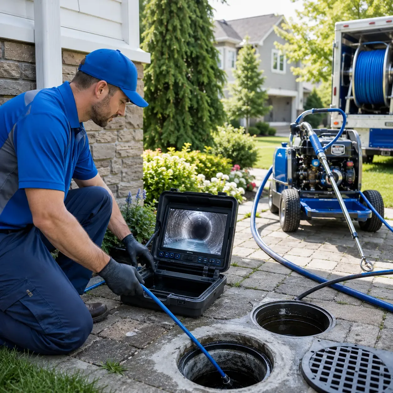 Outdoor drain cleaning professionals serving Mashpee, MA